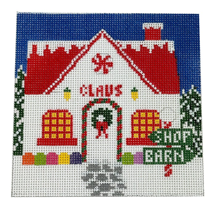 Santa Claus' House Painted Canvas KCN Designers - 1