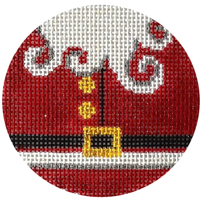 Santa Suits Ornament Painted Canvas Alice Peterson Company - 1