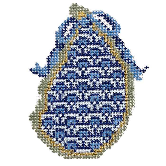 Scallop Gilded Oyster Painted Canvas KCN Designers