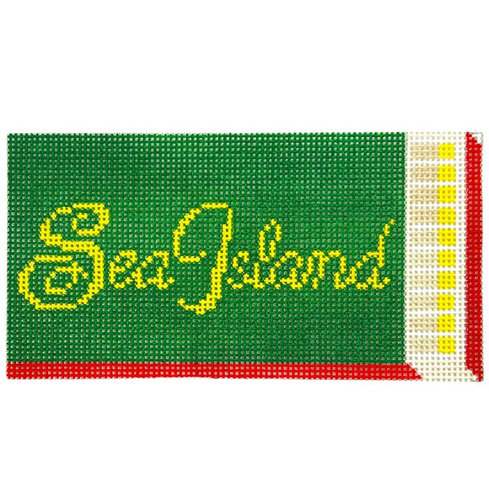 Sea Island Matchbox Ornament Painted Canvas Spruce Street Studio - 1