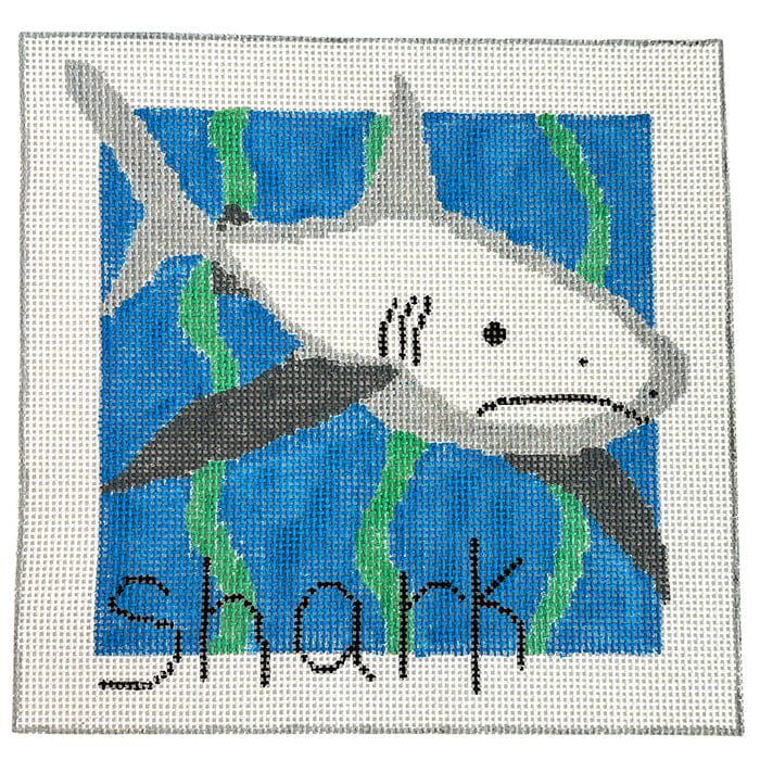 Shark 8" Children's Collection Painted Canvas Jean Smith - 1