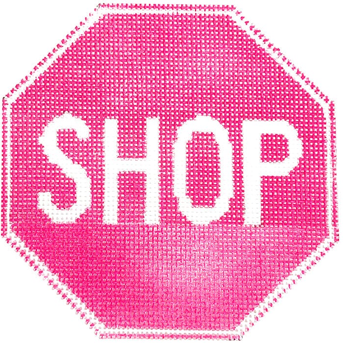 Shop Sign Painted Canvas Ziggy Stitches - 1