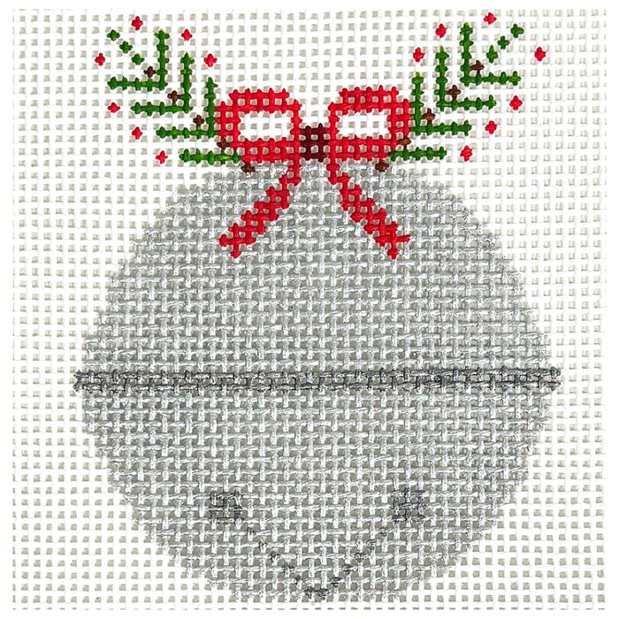 Silver Jingle Bell Painted Canvas Coco Frank Studio - 1