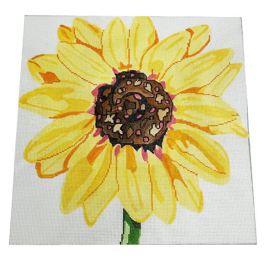 Simple Flowers Sunflower Painted Canvas Jean Smith 