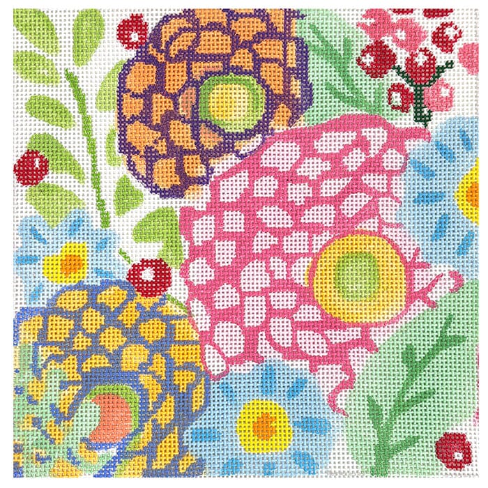Small Fantasy Gardens #1 Painted Canvas Jean Smith - 1