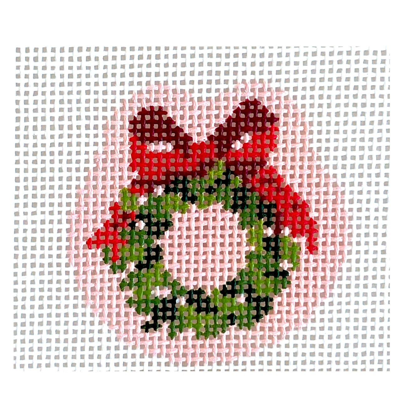 Small Wreath Mini Painted Canvas KCN Designers - 1