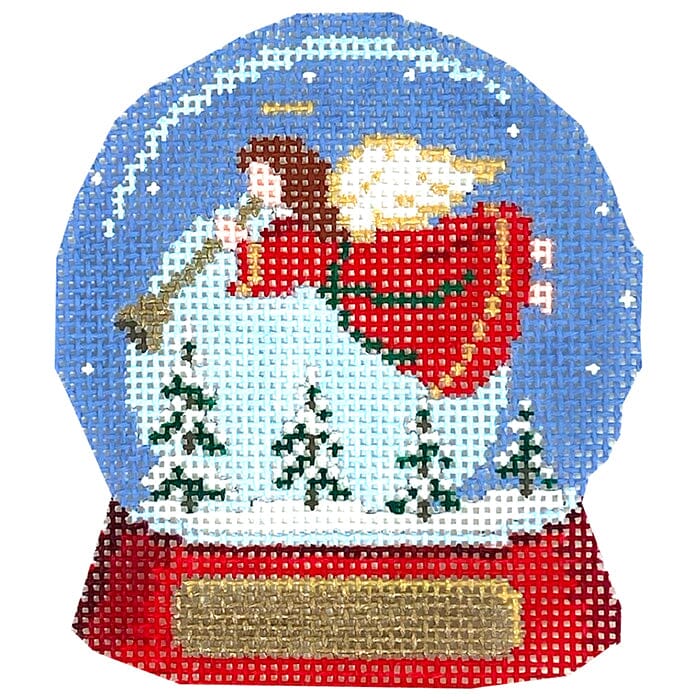 Snow Globe, Angel Painted Canvas Susan Roberts Needlepoint Designs Inc. - 1