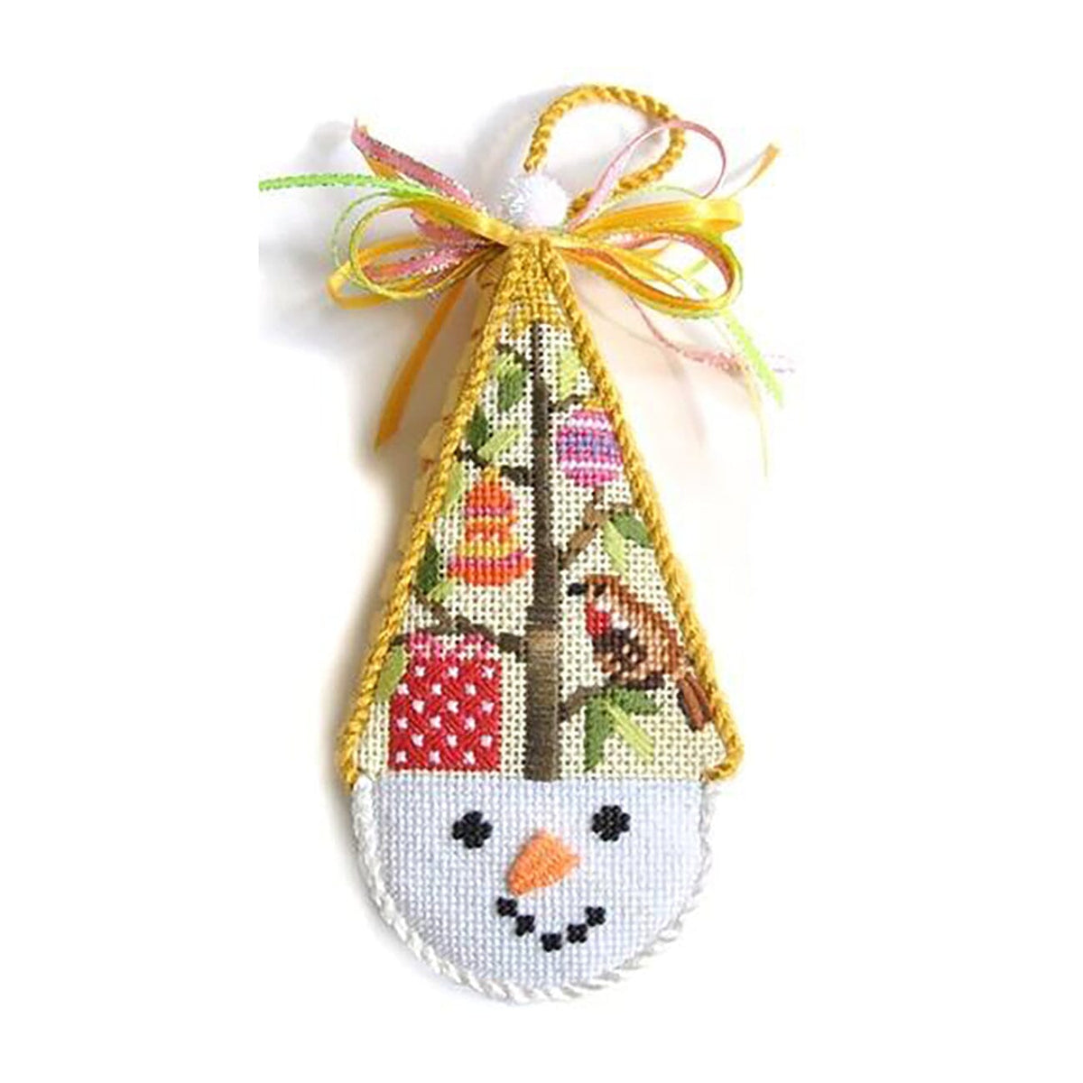 Snowcone Gift Tree with Stitch Guide Painted Canvas Kirk & Bradley - 1