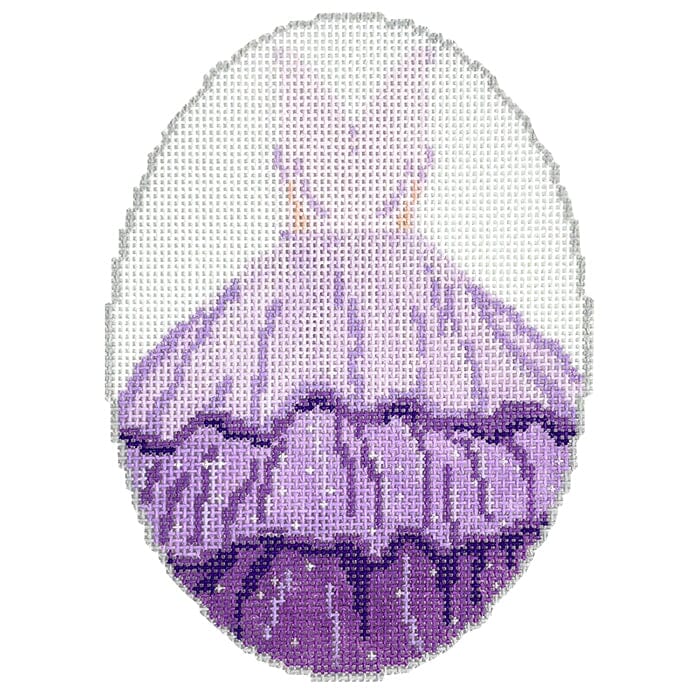 Speak Now Purple Gown Ornament Painted Canvas Atlantic Blue Canvas - 1