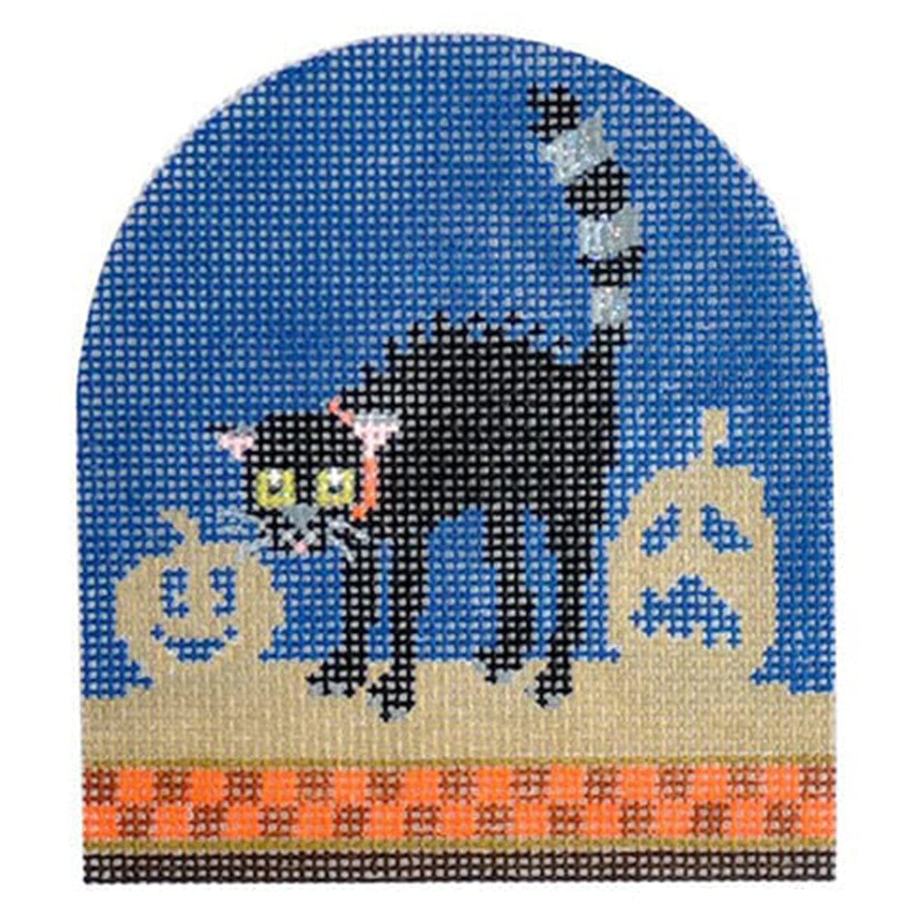 Spooky Animal Cat Painted Canvas Kirk & Bradley - 1