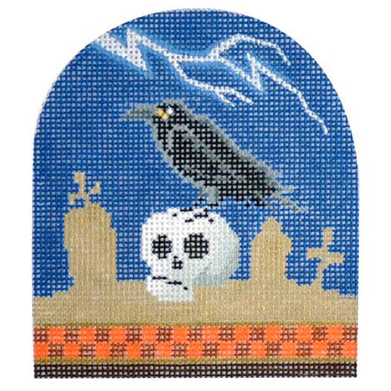 Spooky Animal Crow Painted Canvas Kirk & Bradley - 1