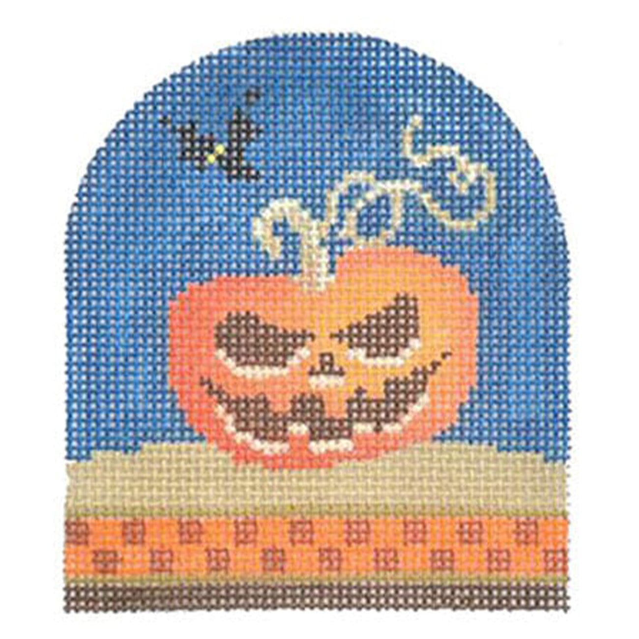 Spooky Object Jack O'Lantern Painted Canvas Kirk & Bradley - 1