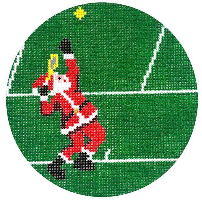 SportySanta Tennis Painted Canvas Ann Kaye Studio - 1