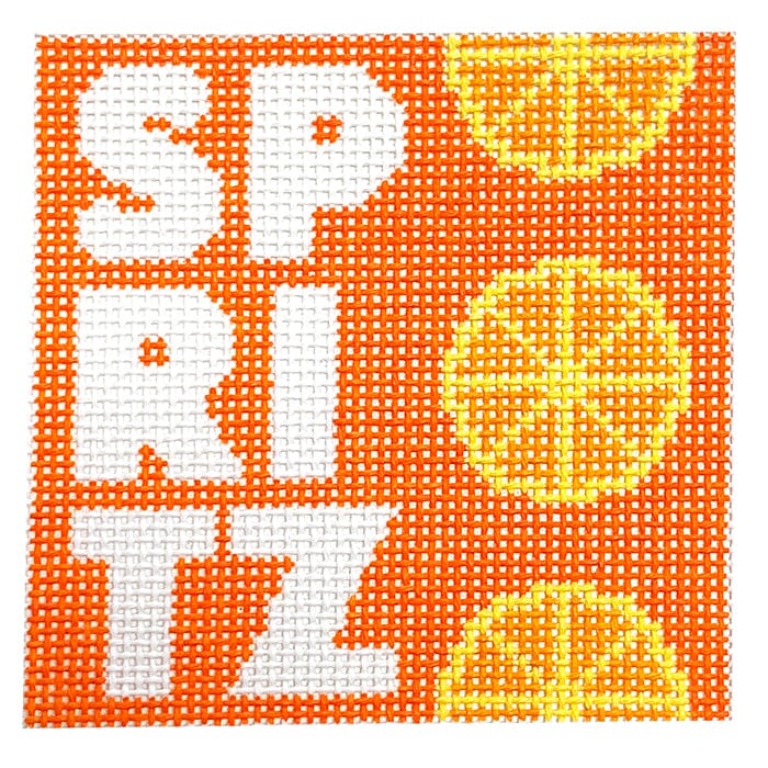 Spritz 4" Square Needlepoint.Com - 1