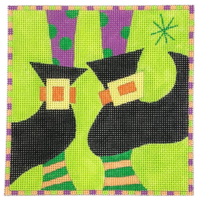 Square: Witch Shoes Painted Canvas Painted Pony Designs - 1