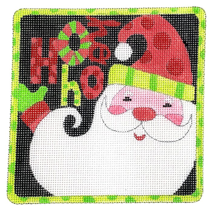 Squares: Pop Santa Painted Canvas Painted Pony Designs