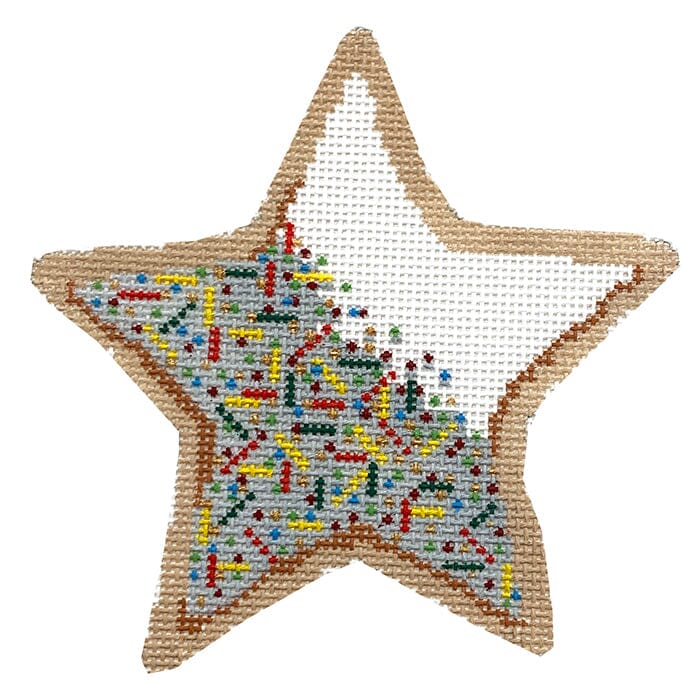 Star Cookie Painted Canvas Laura Love Designs - 1