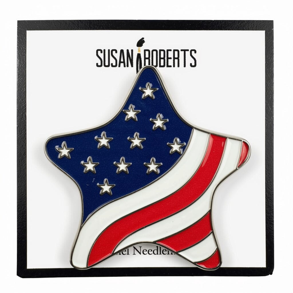 Star, Flag Wave Needleminder Accessories Susan Roberts Needlepoint Designs Inc. - 1