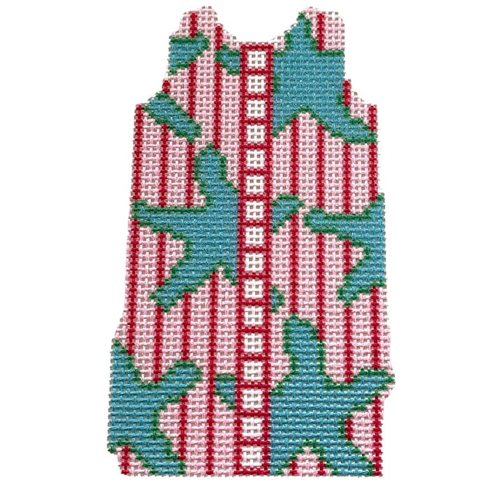 Starfish Shift on 13 Printed Canvas Two Sisters Needlepoint