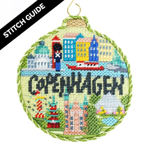 Stitch Guide Copenhagen Travel Round Stitch Guides/Charts Kirk & Bradley