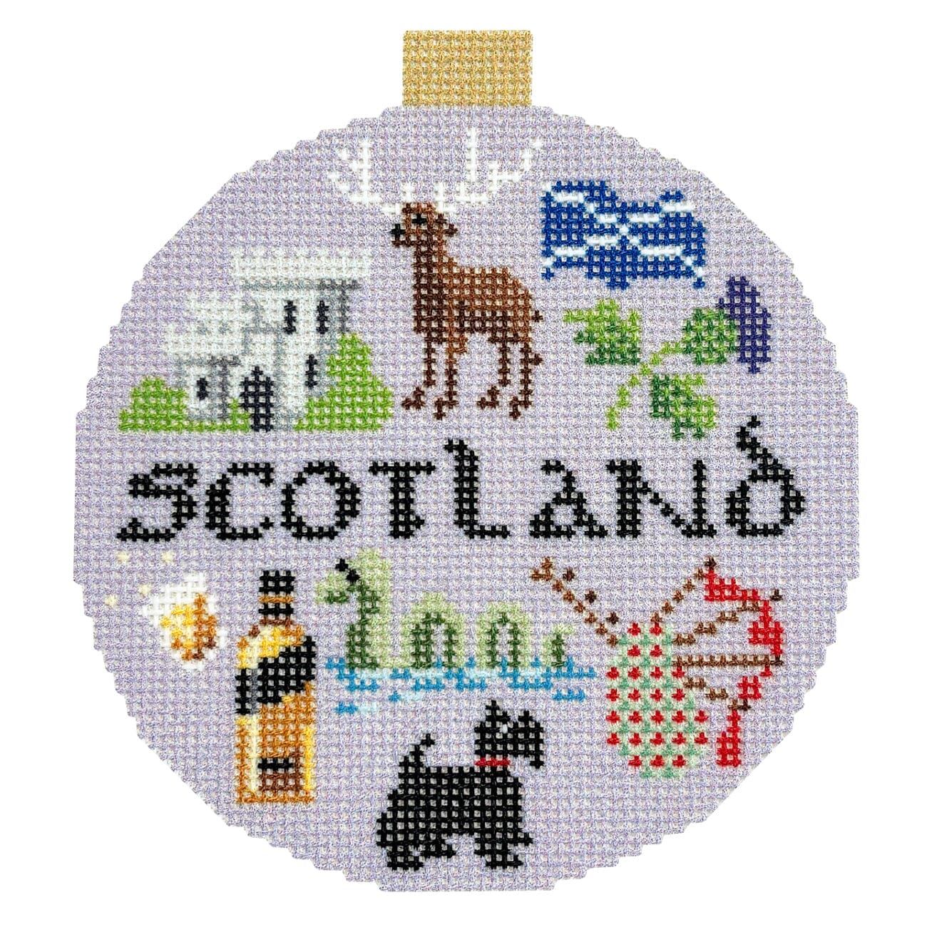 Stitch Guide Scotland Travel Round Stitch Guides/Charts Kirk & Bradley - 3