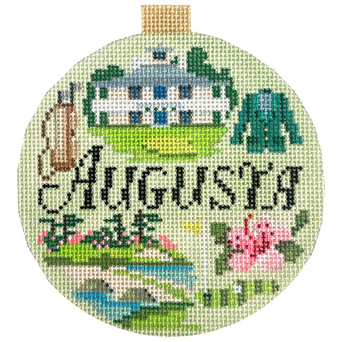 Stitch Guide Sporting Round Augusta Stitch Guides/Charts Kirk & Bradley