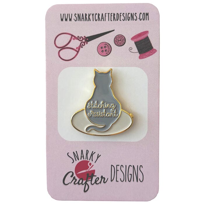 Stitching Assistant Kitty Needleminder Accessories Snarky Crafter Designs