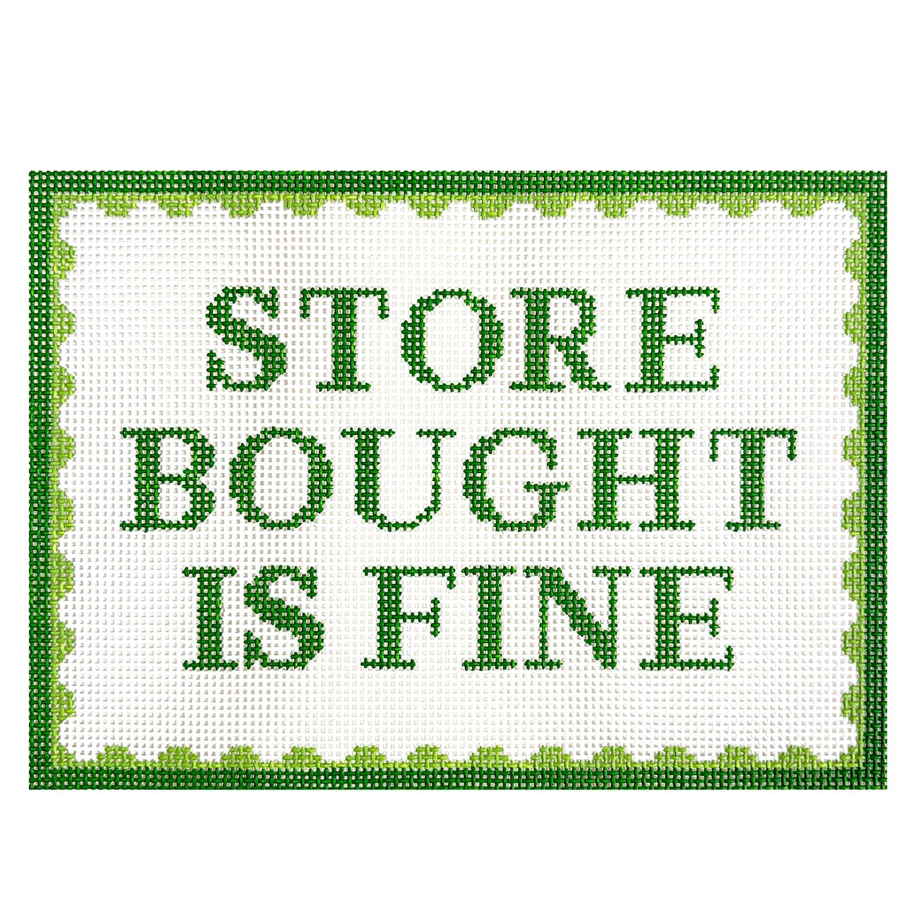 Store Bought is Fine Painted Canvas Dogwood Needlepoint - 1