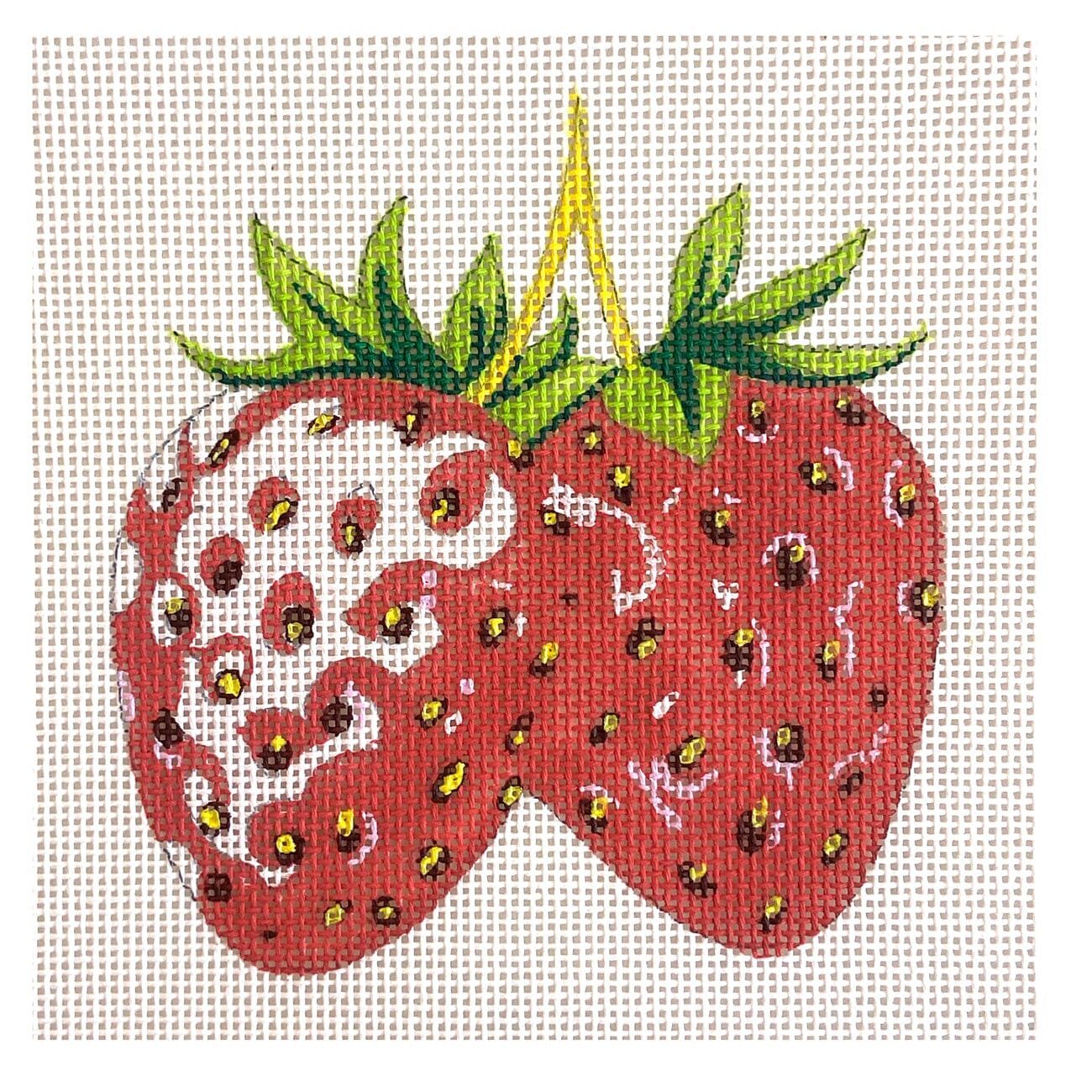 Strawberries Pair Painted Canvas Colors of Praise - 1