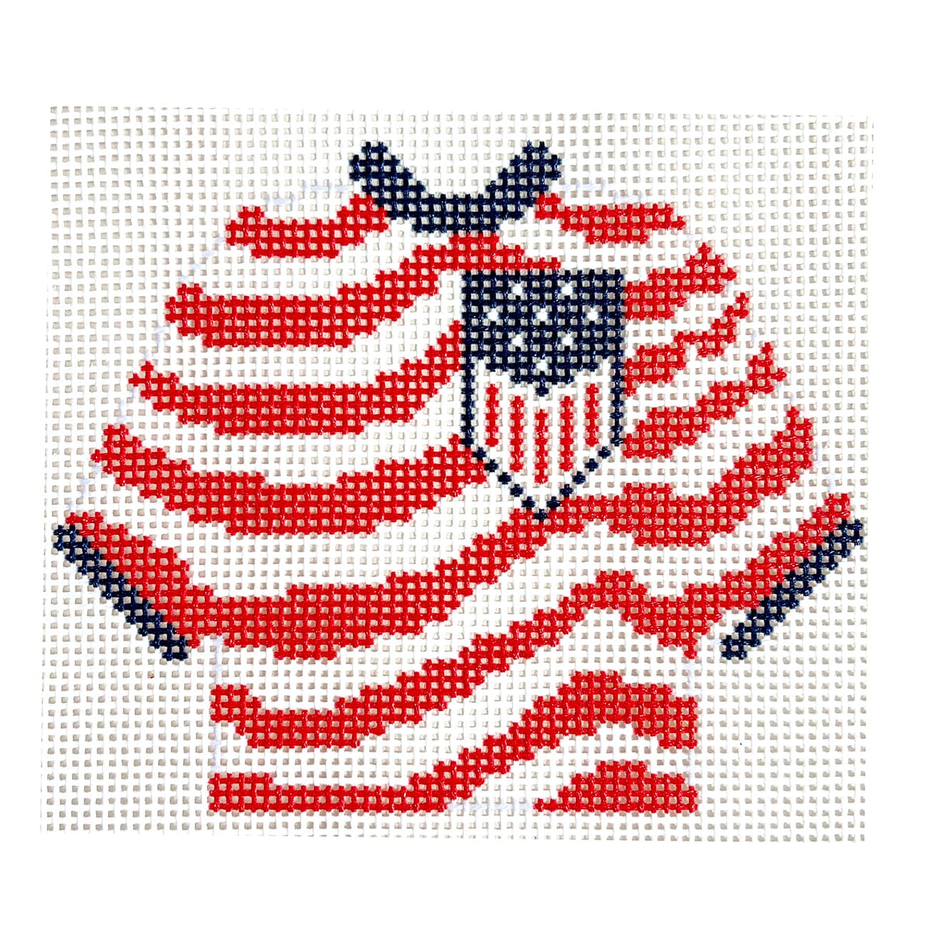 Striped Soccer Pullover Painted Canvas KCN Designers - 1