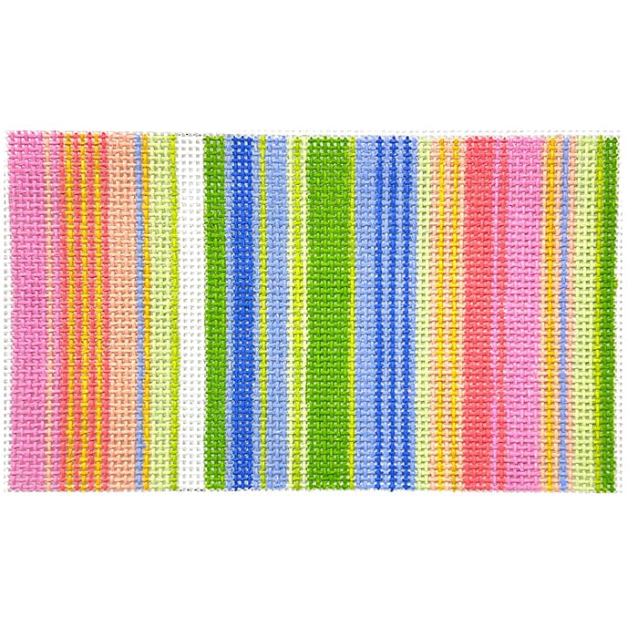 Stripes Eyeglass Case Painted Canvas Elizabeth Crane Swartz Designs - 1