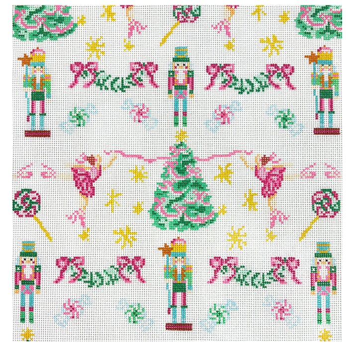 Sugar Plum Print Painted Canvas KCN Designers - 1