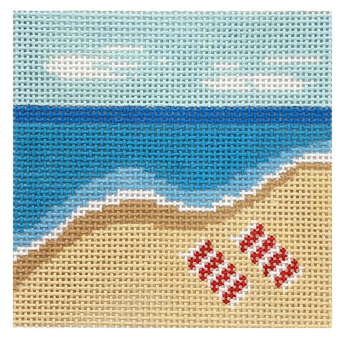 Summer Swimming Painted Canvas Audrey Wu Designs - 1