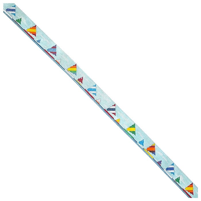 Sunfish Sailing Belt Painted Canvas Susan Roberts Needlepoint Designs Inc. - 1