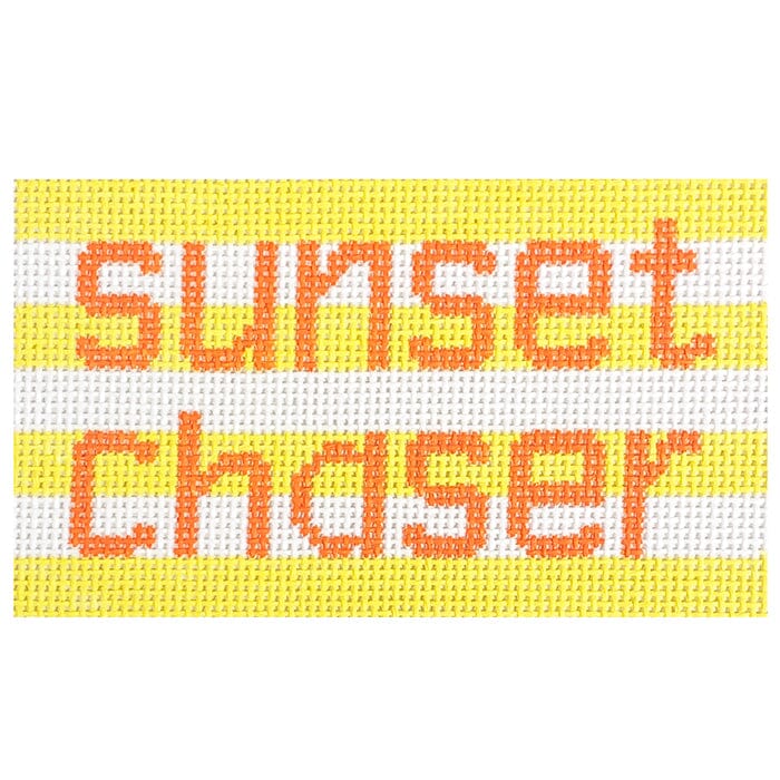 Sunset Chaser Painted Canvas Atlantic Blue Canvas