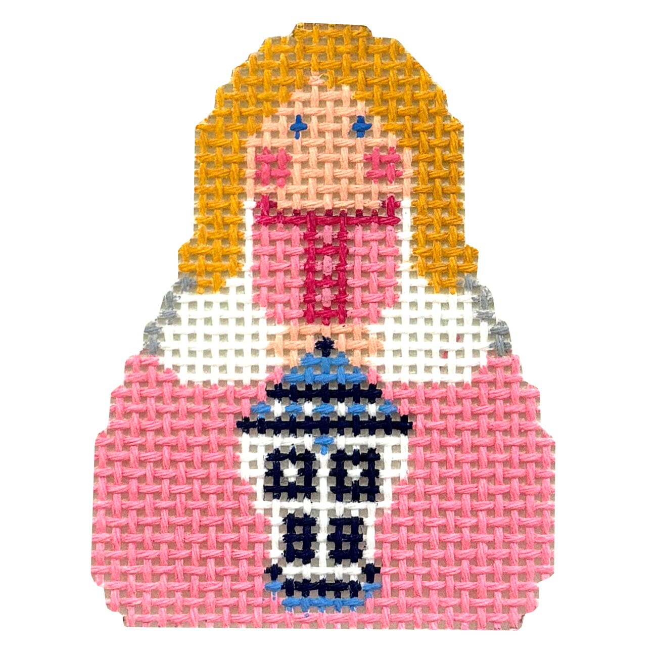 Taylor Beach Angel Ornament Painted Canvas Stitch Its - 1