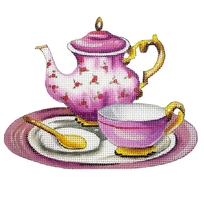 Tea Time Fairytale Painted Canvas Colors of Praise