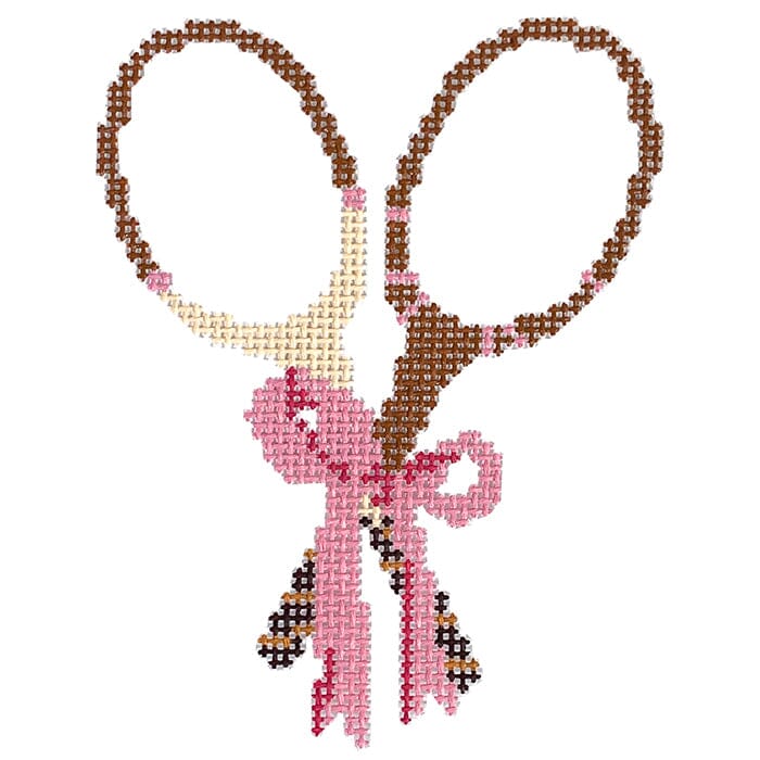 Tennis Rackets with Bow Printed Canvas Francis Abel Studio - 1