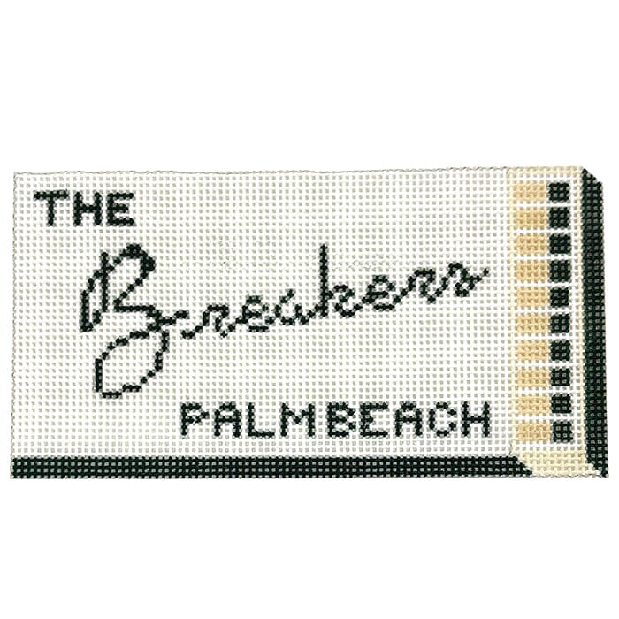 The Breakers Matchbox Ornament Painted Canvas Spruce Street Studio - 1