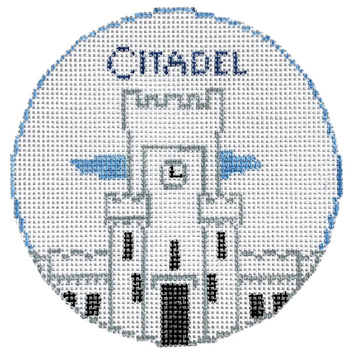 The Citadel - Padgett-Thomas Barracks Painted Canvas Kathy Schenkel Designs