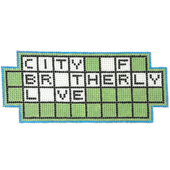 The City of Brotherly Love Painted Canvas Ann Kaye Studio