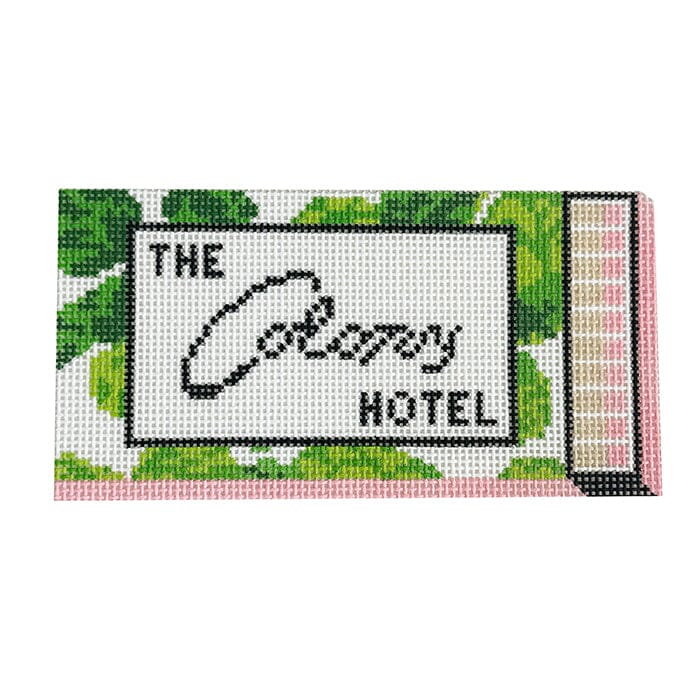 The Colony Matchbox Ornament Painted Canvas Spruce Street Studio - 1