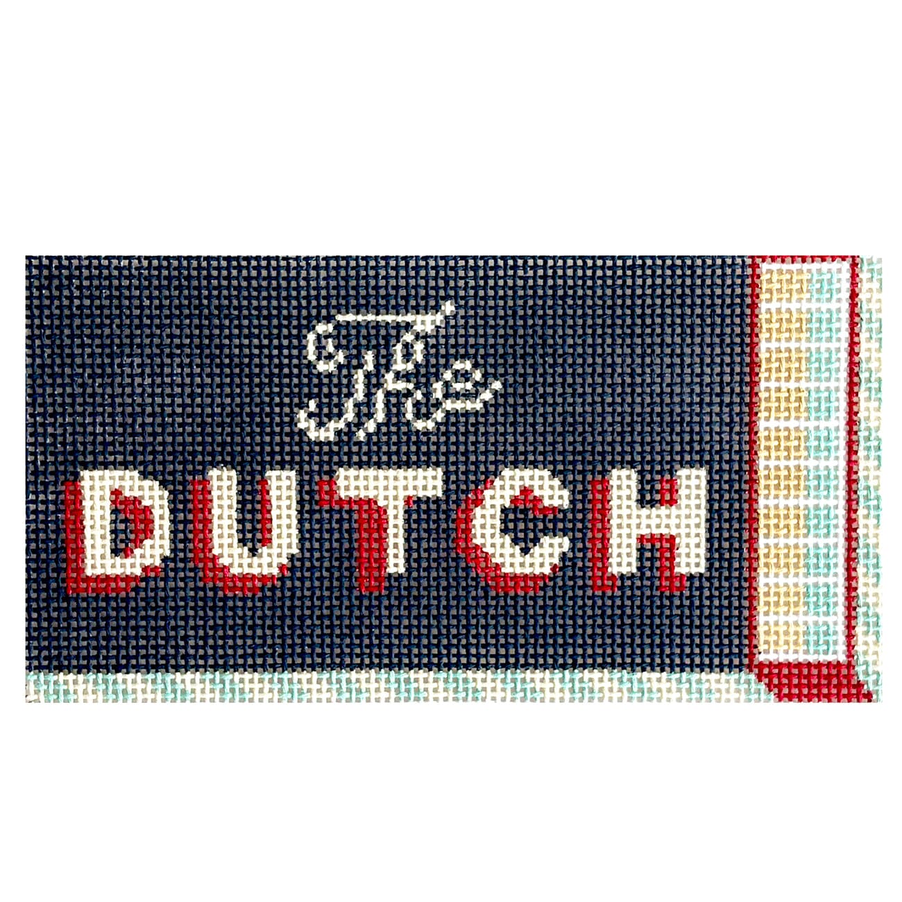 The Dutch Matchbox Ornament Painted Canvas Spruce Street Studio