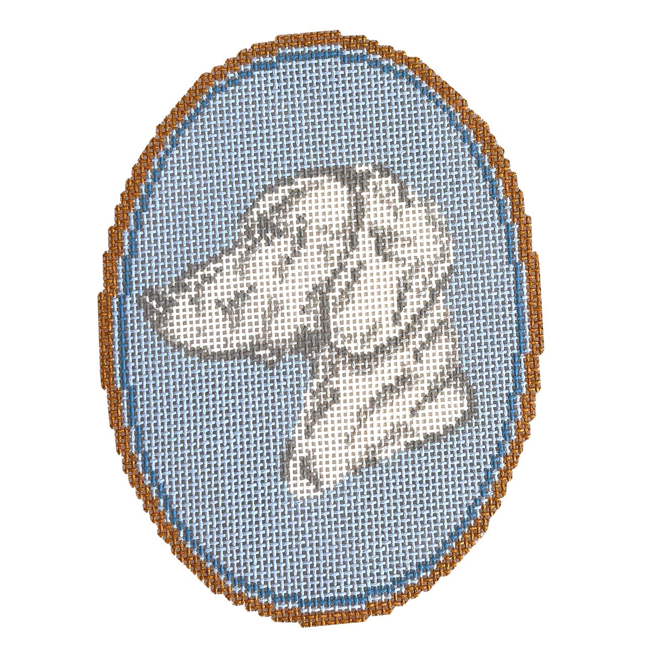 The GSP / Vizsla / Weimaraner Cameo Painted Canvas Atlantic Blue Canvas - 1