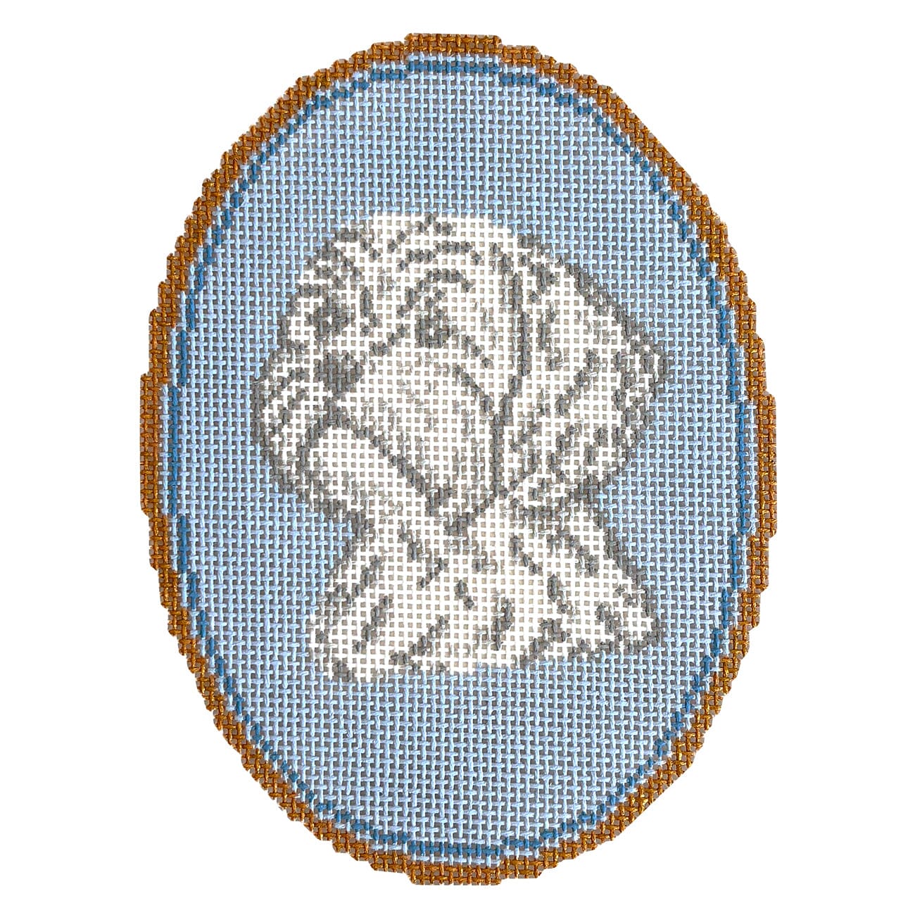 The Maltese Cameo Painted Canvas Atlantic Blue Canvas - 1