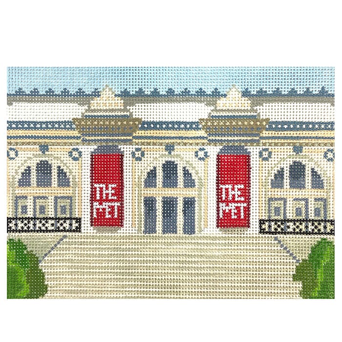 The Met Storefront Painted Canvas The Gingham Stitchery - 1