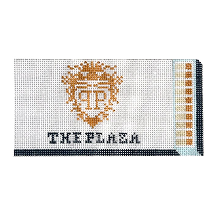 The Plaza Hotel Matchbox Ornament Painted Canvas Spruce Street Studio - 1