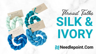 Thread talks silk & ivory on marble