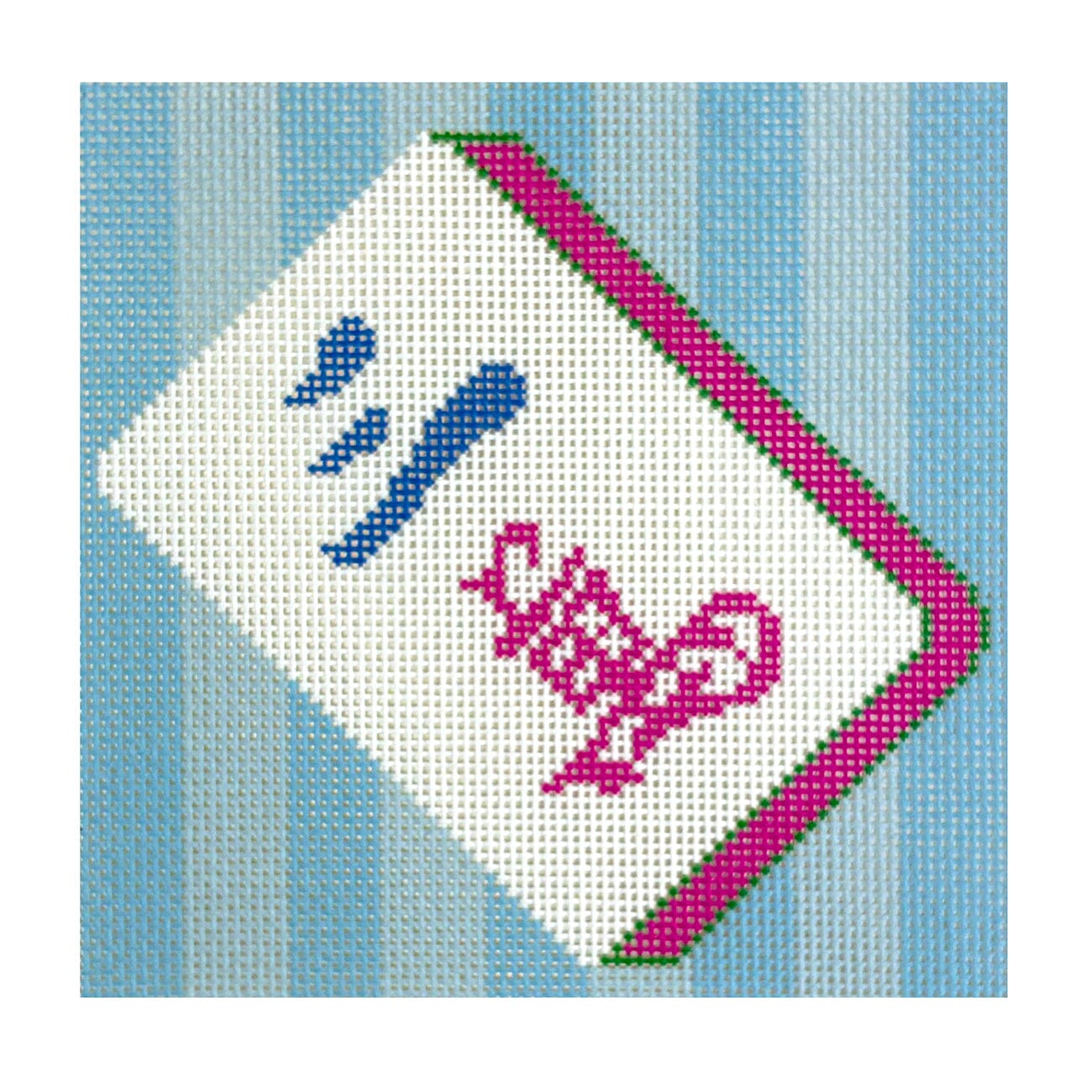 Three Crack Coaster Painted Canvas KCN Designers - 1