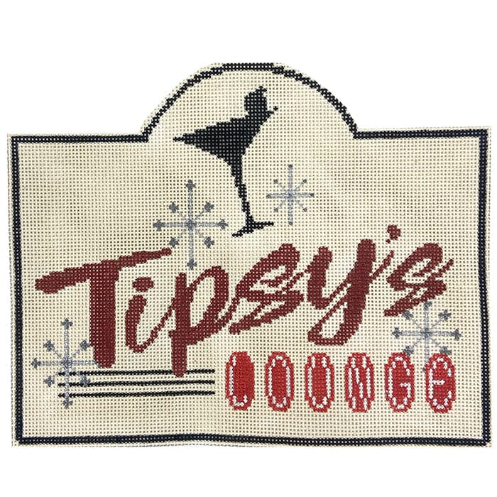 Tipsy's Lounge Painted Canvas The Meredith Collection - 1
